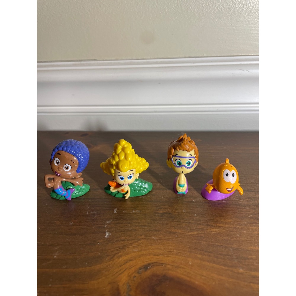Nickelodeon Bubble Guppies Mini Figure Lot Goby Deema Nonny Bubble Puppy 2 Inch